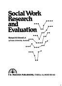 Cover for Social work research and evaluation