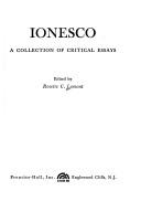 Cover for Ionesco: a collection of critical essays.