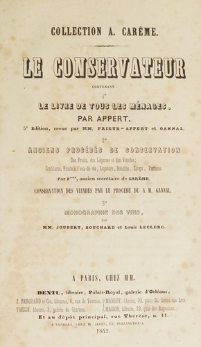 Cover for Le conservateur