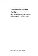 Cover for Riddles