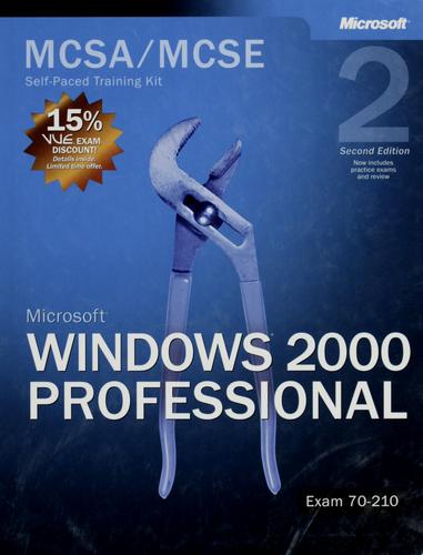 Cover for MCSA/MCSE self-paced training kit.