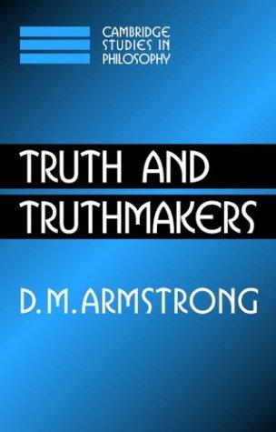 Cover for Truth and Truthmakers (Cambridge Studies in Philosophy)
