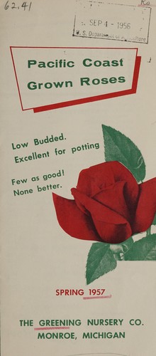 Cover for Pacific Coast grown roses