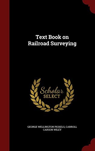 Cover for Text Book on Railroad Surveying