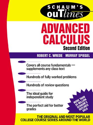 Cover for Advanced Calculus