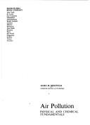 Cover for Air pollution: physical and chemical fundamentals