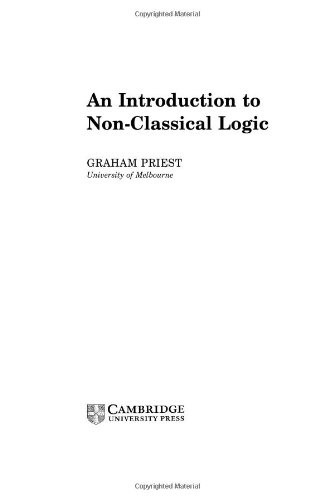 Cover for An Introduction to Non-Classical Logic