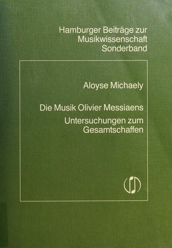 Cover for Die Musik Olivier Messiaens