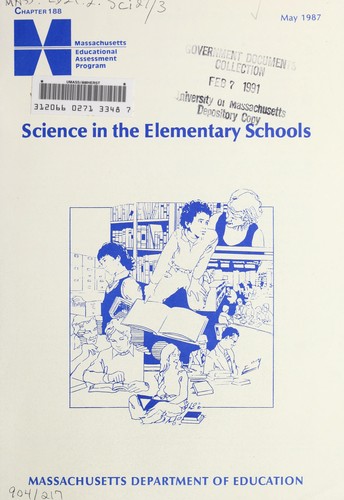 Cover for Science in the elementary schools