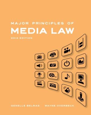 Cover for Major Principles Of Media Law
