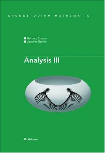 Cover for Analysis III (Grundstudium Mathematik)