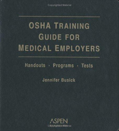 Cover for OSHA Training Guide for Medical Employers