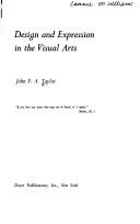 Cover for Design and expression in the visual arts.