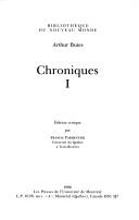 Cover for Chroniques
