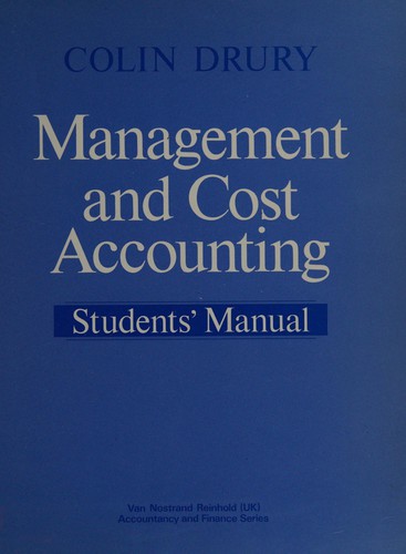 Cover for Management & Cost Accounting