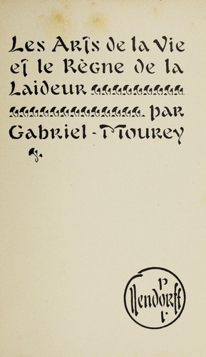 Cover for Les arts de la vie