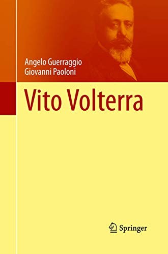 Cover for Vito Volterra