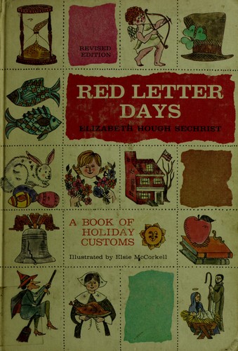Cover for Red letter days