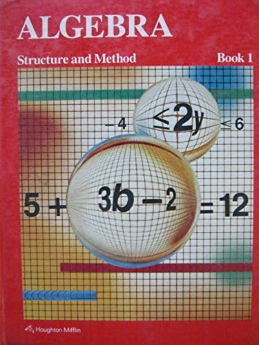 Cover for Algebra (Structure and Method)