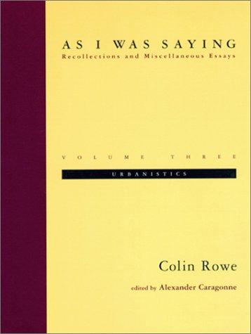 Cover for As I Was Saying, Vol. 3
