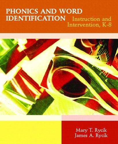 Cover for Phonics and word identification