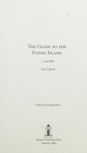 Cover for The guide to the flying island