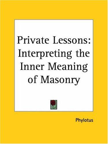 Cover for Private Lessons