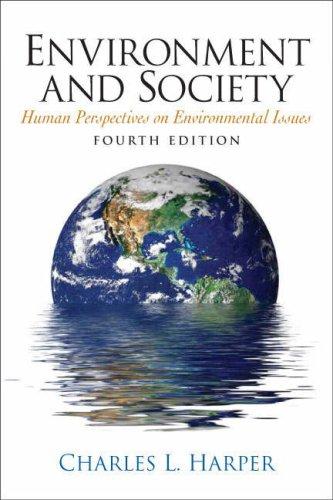 Cover for Environment and Society