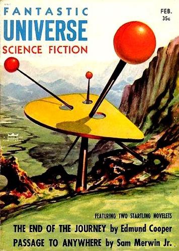 Cover for Fantastic Universe, February 1956
