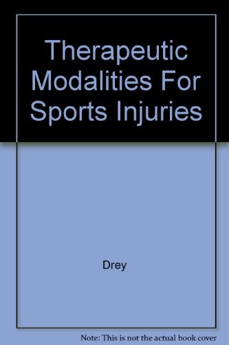 Cover for Therapeutic modalities for sports injuries