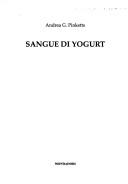 Cover for Sangue Di Yogurt