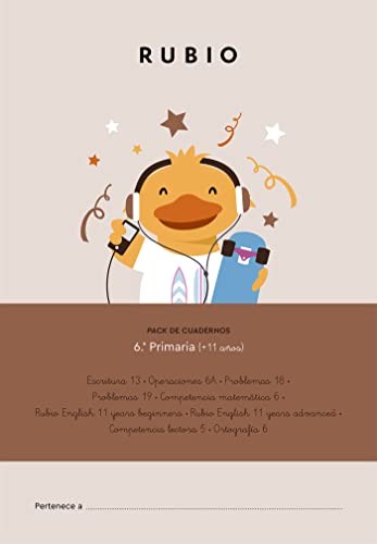 Cover for Pack de cuadernos 6.º de Primaria