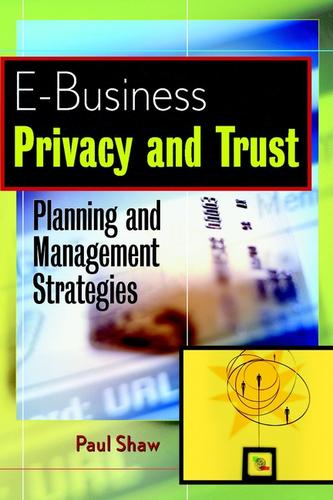 Cover for E-Business Privacy and Trust