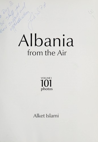 Cover for Albania from the air