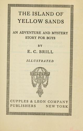 Cover for The island of yellow sands