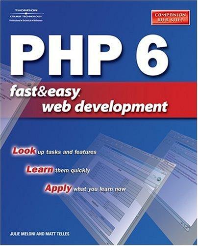 Cover for PHP 6 Fast and Easy Web Development