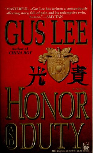 Cover for Honor and Duty