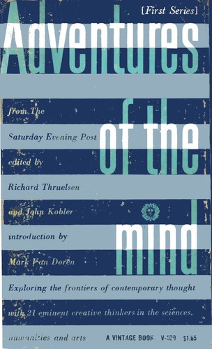 Cover for Adventures of the mind