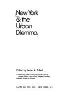 Cover for New York & the urban dilemma