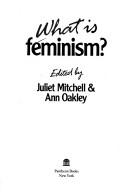 Cover for What is feminism?