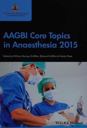 Cover for AAGBI core topics in anaesthesia 2015
