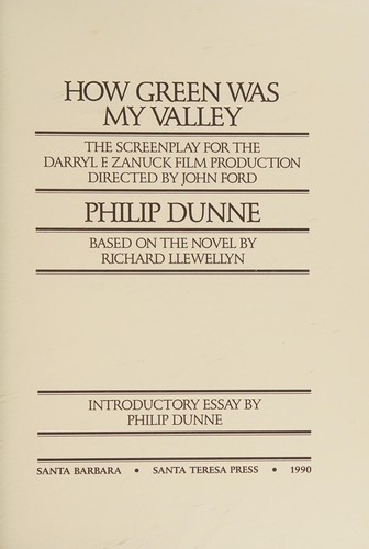 Cover for How Green Was My Valley