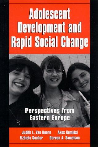 Cover for Adolescent Development and Rapid Social Change