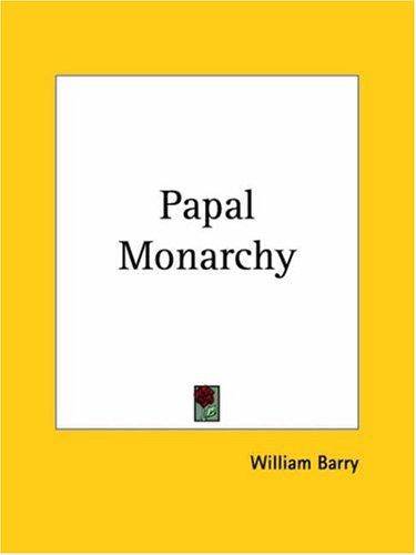 Cover for Papal Monarchy