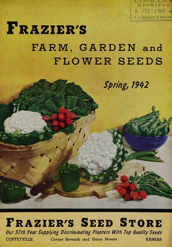 Cover for Frazier's farm, garden and flower seeds