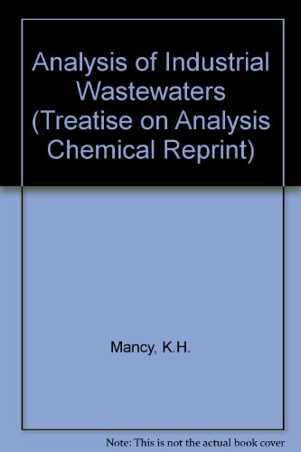 Cover for Analysis of industrial wastewaters
