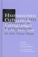 Cover for Humanism, culture, and language in the Near East
