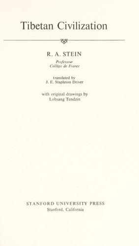 Cover for Tibetan civilization