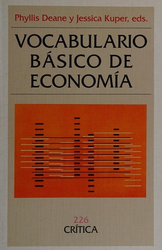 Cover for Vocabulario Basico de Economia
