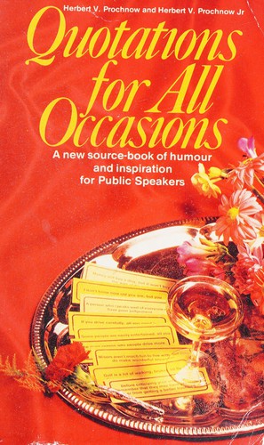 Cover for Quotations for all occasions